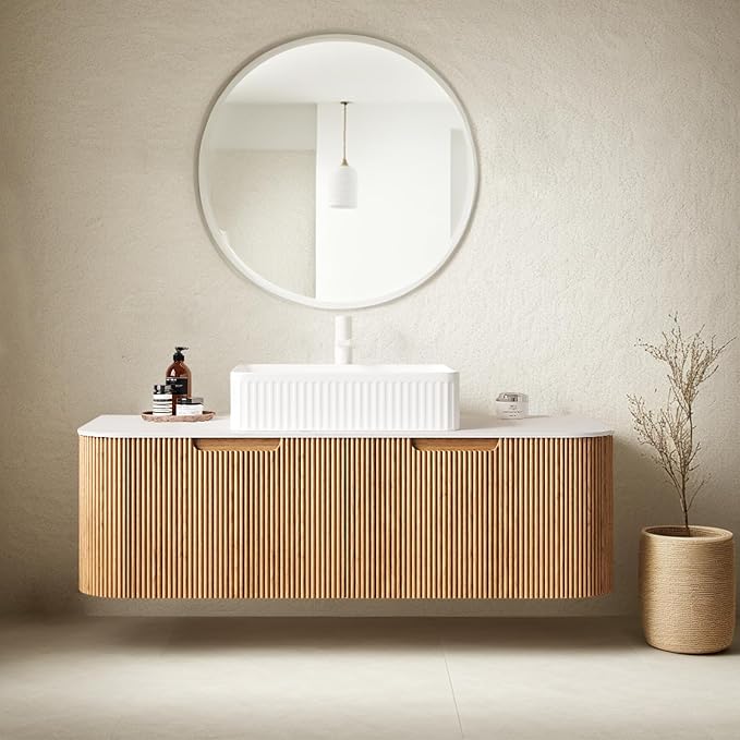 48" Bathroom Vanity with Sink, Floating Plywood Bathroom Vanities with by Unknown