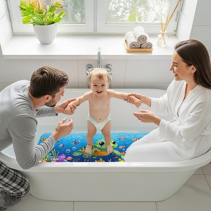 Upgrade Cartoon Baby Bath Mat Non Slip - Image 9