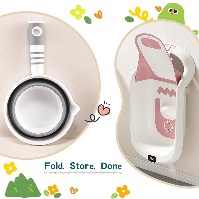 Baby Bathtub, 5-in-1 Reclining Baby Bathtub, Baby Bath Tub - Image 5