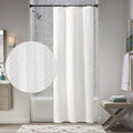Gibelle Small Stall Shower Curtain 36 x 72, Narrow Half 3D Embossed Textured by Gibelle