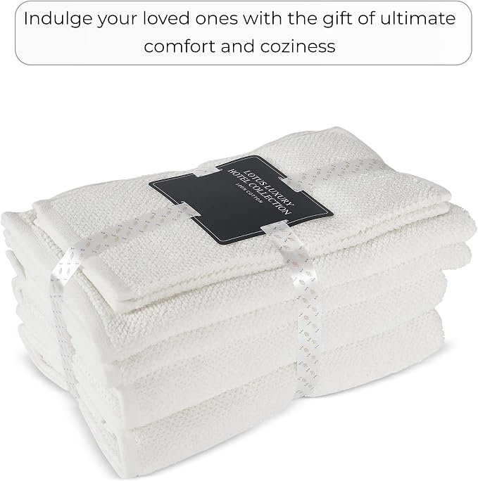 6-Piece Towel Set, 680 GSM, 2 Bath Towels, 2 Hand Towels, 2 Wash Cloths - Image 7