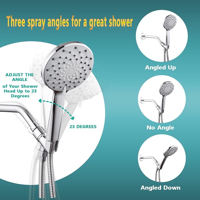 All Metal Handheld Shower Head Holder - Image 6