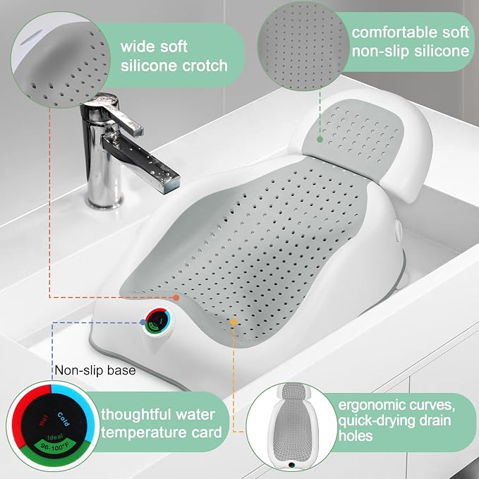 Baby Bath Support Newborn Bathtub - Image 6