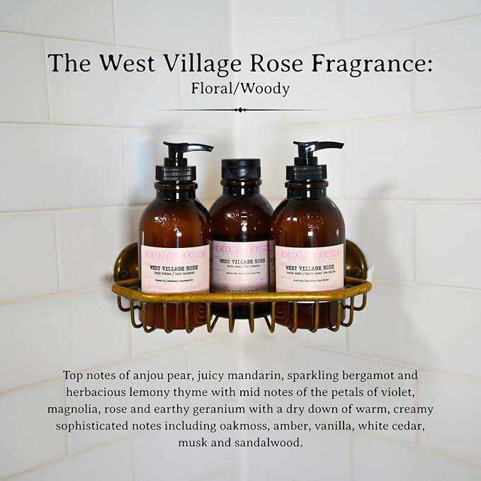 C.O. Bigelow West Village Rose Hand Wash, Iconic Collection Liquid Hand Soap - Image 7