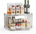 2-Tier Lazy Susan Turntable Organizer by FOTRIC