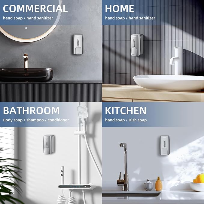 Soap Dispenser Wall Mount 28oz Commercial Hand Soap Dispenser - Image 9