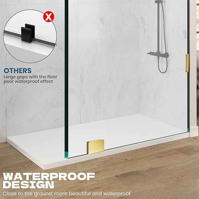 Bathroom Shower Door, 3/8" Glass Shower Doors - Image 4