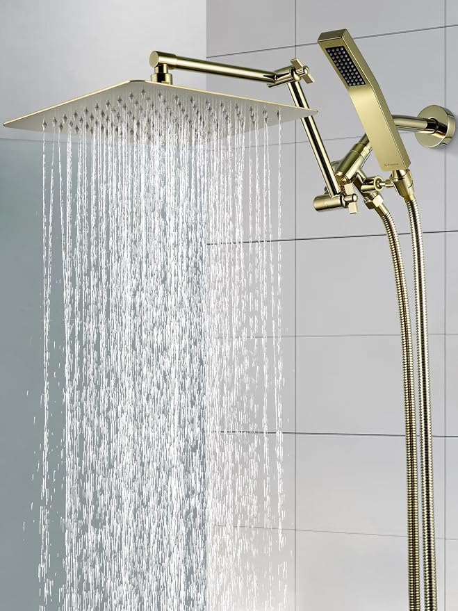 G-Promise All Metal 12 Inches Rainfall Shower Head - Image 2