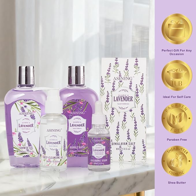 Bath Gift Set for Women, Mother's Day, Valentine's Day, Home Spa Kit, Birthday - Image 6