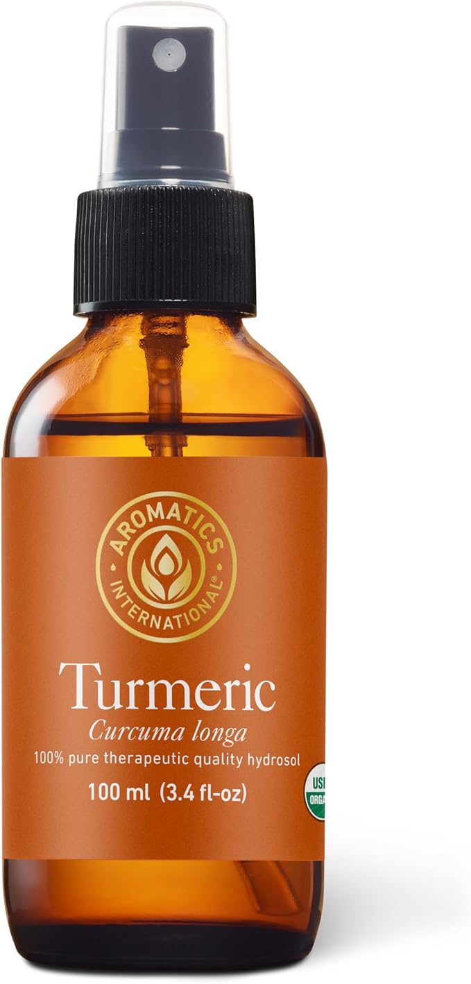 Aromatics International Turmeric Hydrosol 100ml | Earthy Aromatic Spray by AromaticsInternational