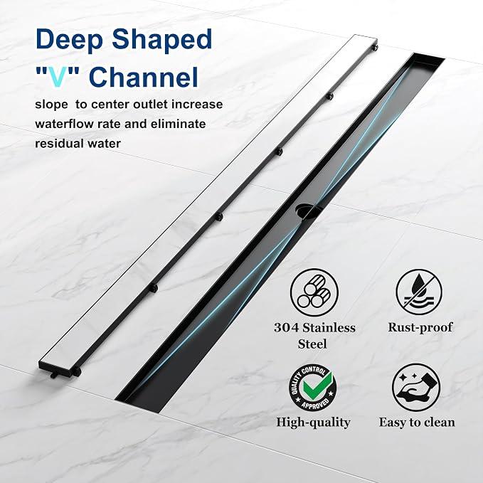 Neodrain 48-Inch Linear Shower Drain - Image 4