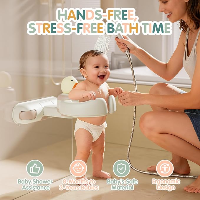 Baby Bath Stand-Baby Shower Stand Duck - Image 2