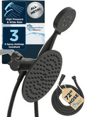 HammerHead Showers Dual Shower Head Combo, 8-Inch Rainfall & 3-Flow Handheld by HammerHeadShowers