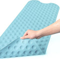 Bligli Bathtub Mat Non-Slip Without Suction Cups, 39x16inch Extra Long Bath Mats by BliGli
