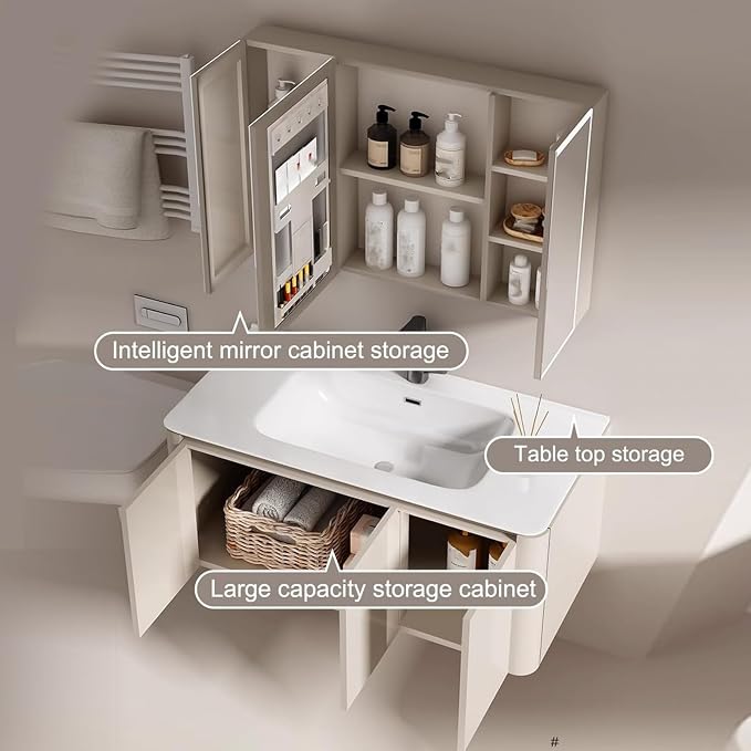 Bathroom Cabinet with Sink - Image 3