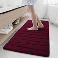 Buganda Memory Foam Bath Mat, Ultra Soft and Non-Slip Bathroom Rugs, Water by Buganda