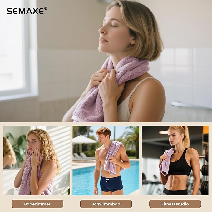 SEMAXE 12 Pack Hand Towels for Bathroom, 100% Cotton Towels - Image 7