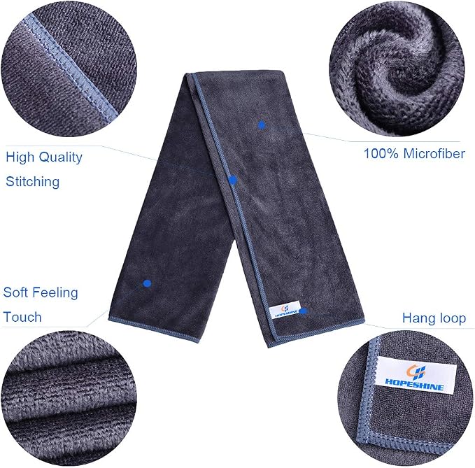 HOPESHINE Gyms Towels for Men & Women Microfiber Exercise Fitness Home - Image 5