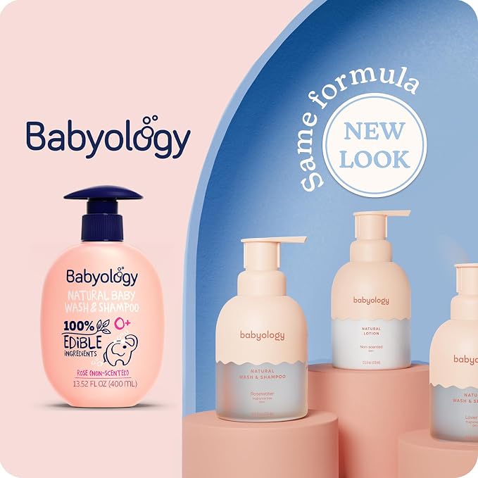 Babyology - 100% Edible Ingredients - All Natural Baby Wash and Shampoo - Image 2