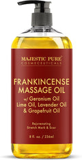 MAJESTIC PURE Frankincense Scar and Stretch Massage Oil by BeautyandPersonalCare