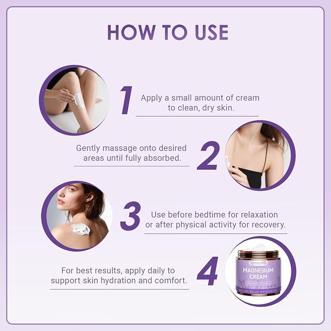 Natural Nighttime Magnesium Cream - Image 6