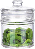 35 oz Reinforced Small Acrylic Storage Jar, Airtight Lid Cookie Jar | Suitable by IVOOBR