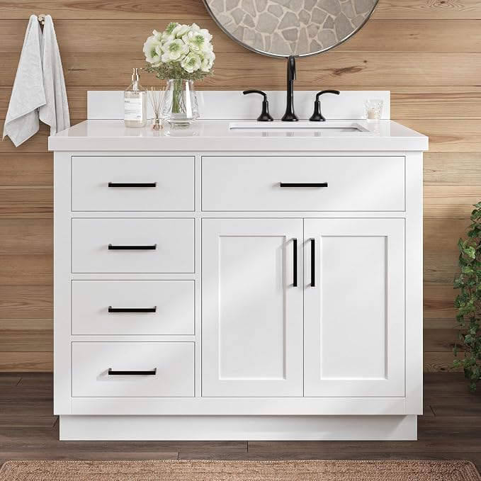 ARIEL Bathroom Vanity 43" White by Ariel
