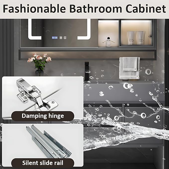 84IN Bathroom Cabinet - Image 7