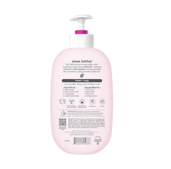 eos Shea Better Body Lotion, Fresh & Cozy, 24-Hour Moisture Skin Care, - Image 7