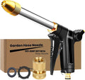 Garden Hose Nozzle, Upgraded Heavy Duty Metal Hose Sprayer Nozzle by Unknown