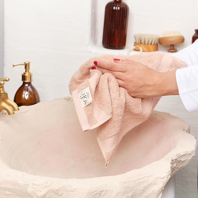 SOFE H&L | Olea Luxury Turkish Cotton Bath Towels Set of 3 : 1 Bath Towel - Image 3