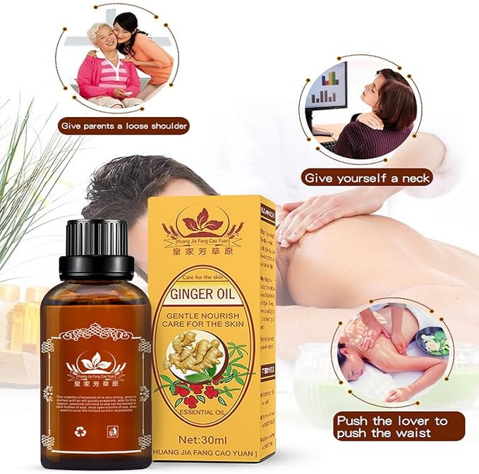 2 PCS Ginger Oil, Ginger Massage Oil - Image 5