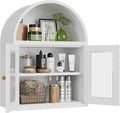Metal Arched Wall Cabinet, Bathroom Wall Mounted Cupboard, Modern Arched by JAORD