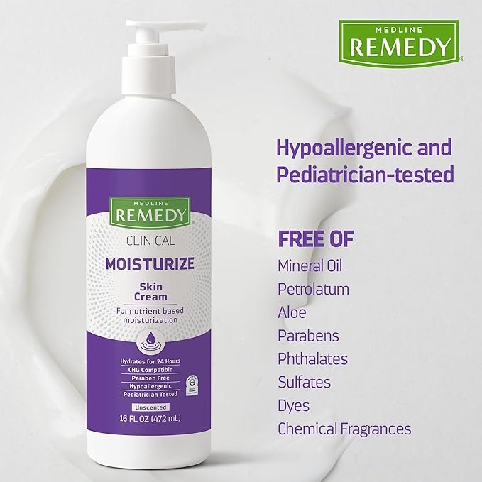Medline Remedy Phytoplex Nourishing Skin Cream, Unscented Skin Moisturizer - Image 5