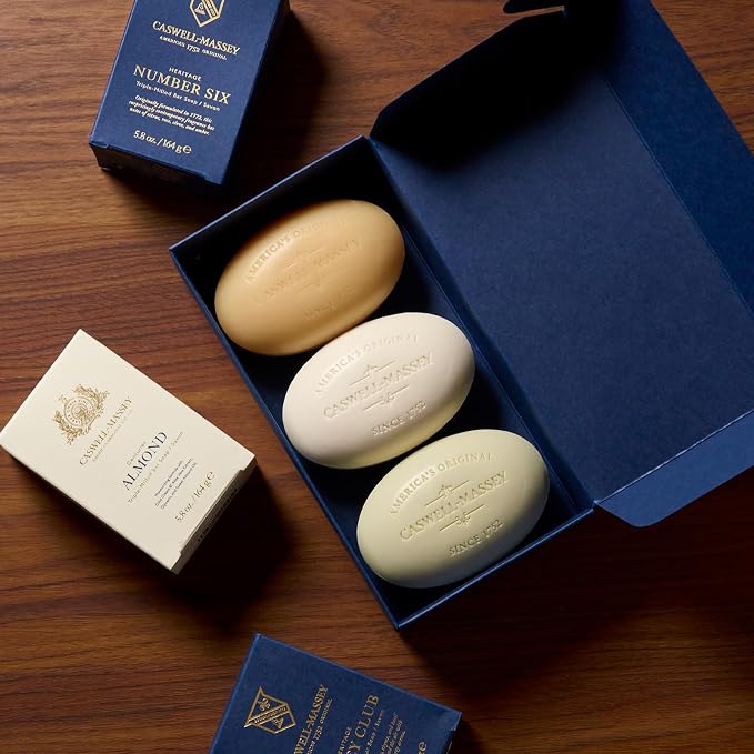 Caswell-Massey Men’s Bar Soap, Moisturizing Body Wash - Image 2
