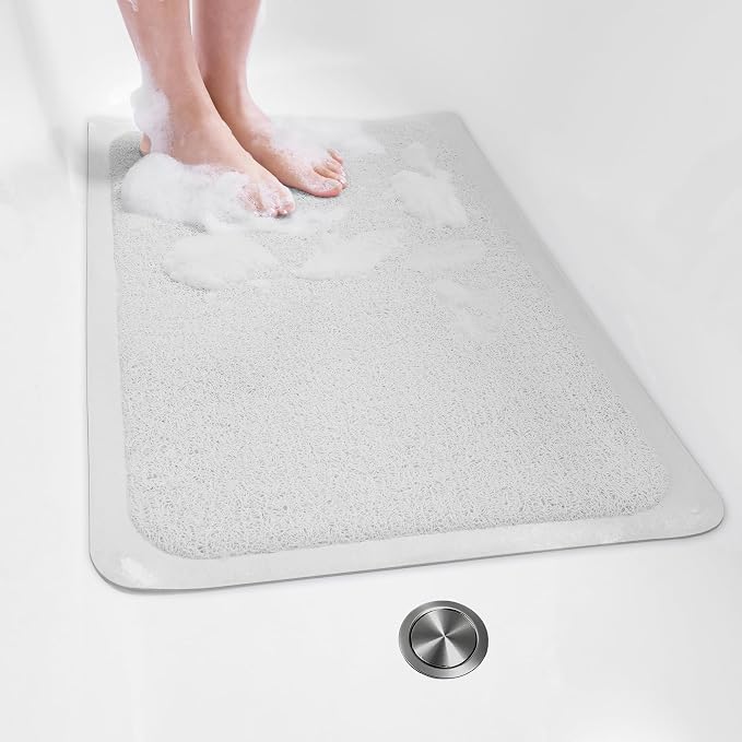 Mecko Non Slip Shower Mats, 17x30 Inch, Anti-Slip Bathtub Mats - Image 9