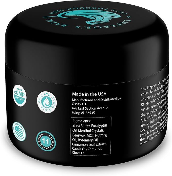 The Emperor's Balm Muscle Pain Relief Cream – Fast-Acting, Non-Greasy, - Image 9
