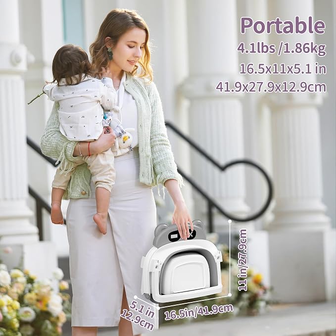 Collapsible Baby Bathtub for Newborn to Toddler - Image 5