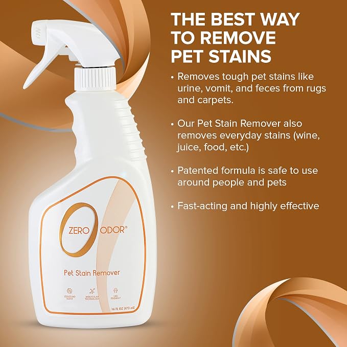 Zero Odor - Pet Stain Remover & Odor Eliminator - Permanently Remove Stain & - Image 6