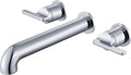 SITGES Solid Brass Wall Mount Tub Filler, High-End Design, High Flow Bathtub by SITGES