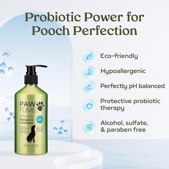 PAWFUME Dog Shampoo and Conditioner, Deep-Cleaning, pH-Balanced Formula – Puppy - Image 3