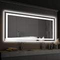 ISKM 55'' x 30'' LED Mirror for Bathroom Lighted Vanity Mirror for Wall Front by ISKM-IStillKeepMovin