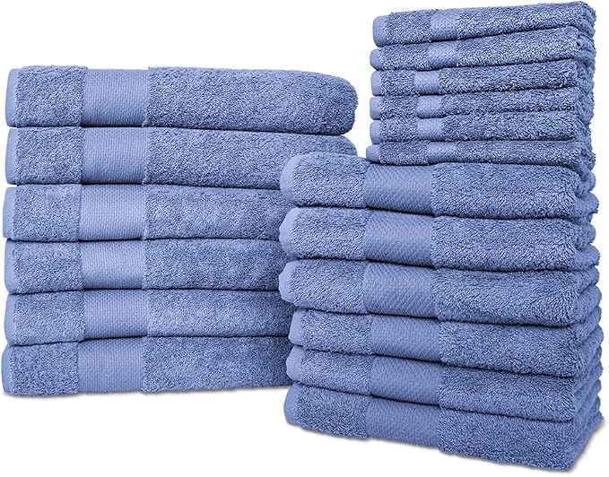 Hencely 18-Piece Bath Towel Set by HENCELY