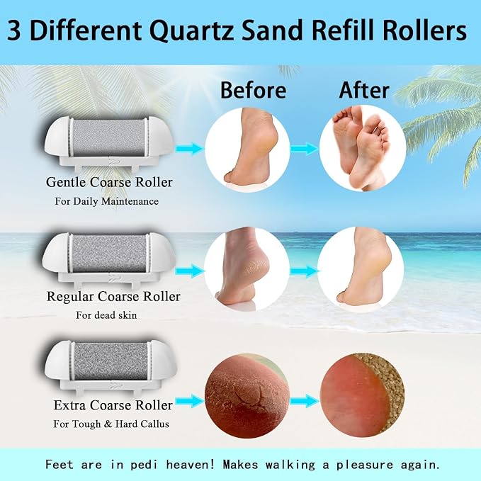 Callus Remover for Feet Electric Foot File, 13-in-1 Professional Pedicure Tools - Image 6