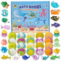 Bath Bombs for Kids with Surprise Inside, 20 Pack Luxury Bath Salt with Bath by clearandfresh