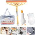 3-in-1 Bath&Kitchen Cleaning Set, Waterproof Bag, Hair Catcher, Suction Cup by BEFISAAC