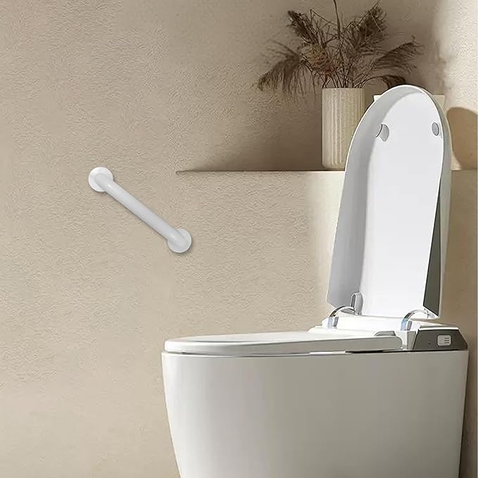 Shower Grab Bar, 2 Pack 12 Inch White Bathroom Safety Bar, 1.25" Diameter 304 - Image 7