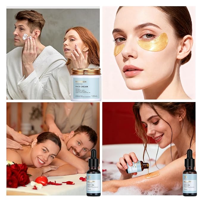 Spa Gift Set, Bath Oil, Shower Accessories, Clay Mask. Bath & Body Set - Image 6