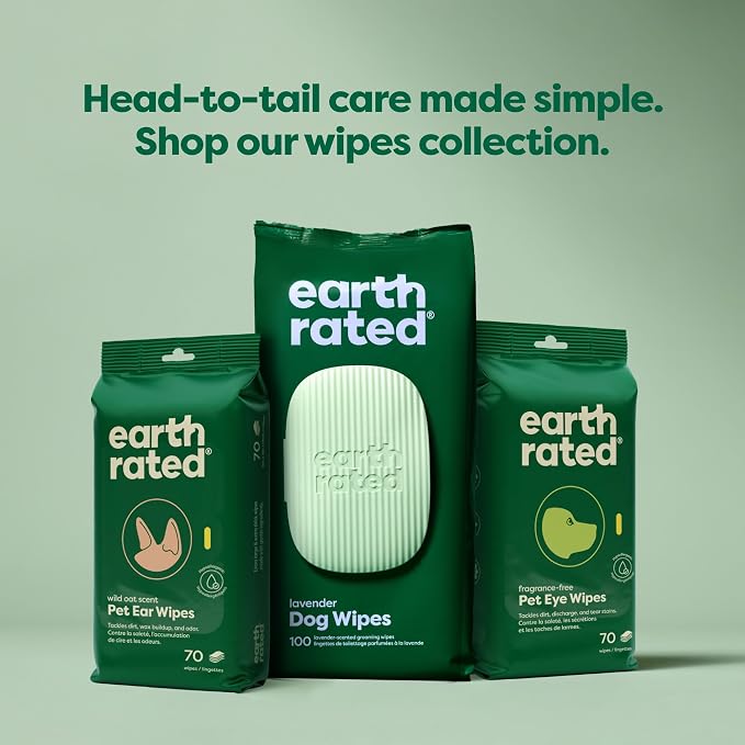 Earth Rated Pet Wipes for Dogs and Cats, Hypoallergenic, Cleaning and Hydrating - Image 11