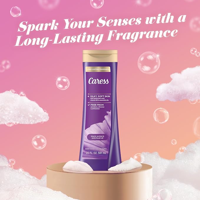 Caress Body Wash Black Orchid & Patchouli Oil To Relax and Recharge Relaxing - Image 6